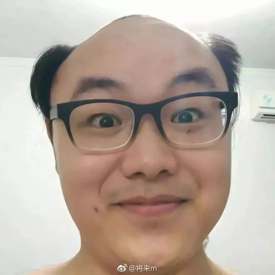 搞笑秃顶男人发型图片图片