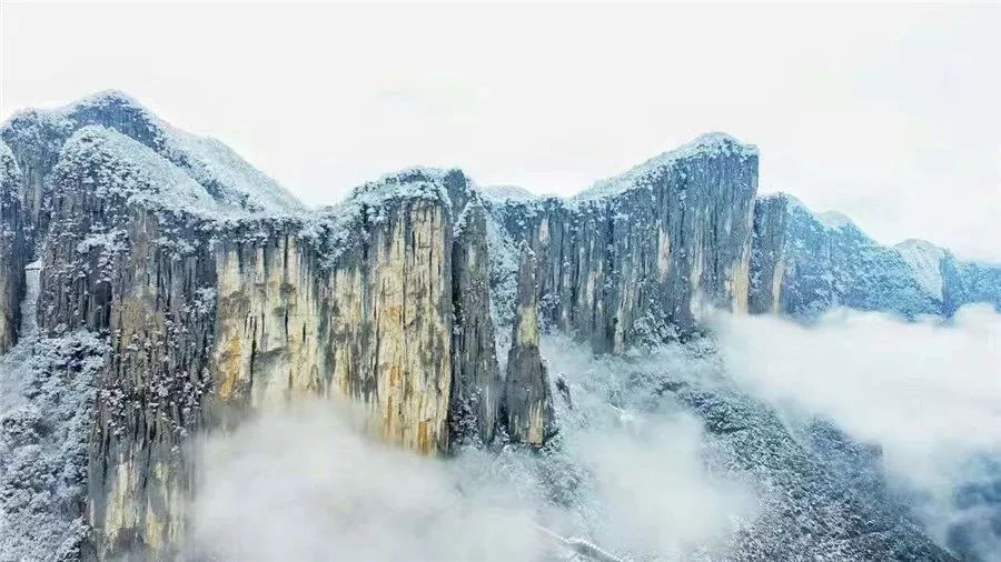 12月起恩施大峡谷执行淡季门票价格重点是还有雪景美到爆