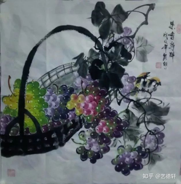 绘画|葡萄公主侯银银老师作品欣赏