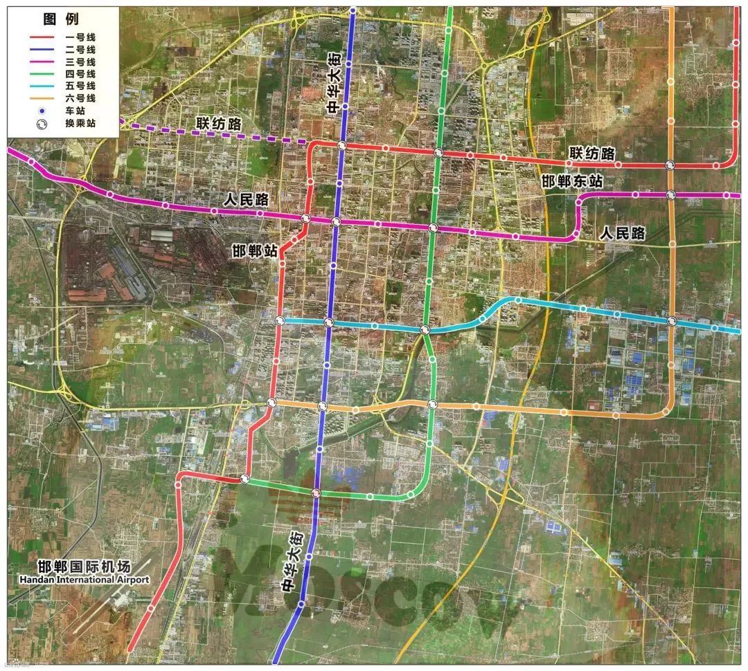 邯峰快速路清晰规划图图片