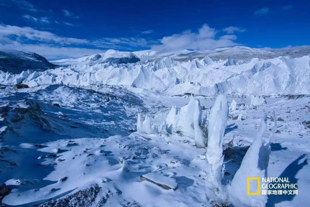 南迦巴瓦峰南坡冰川图片