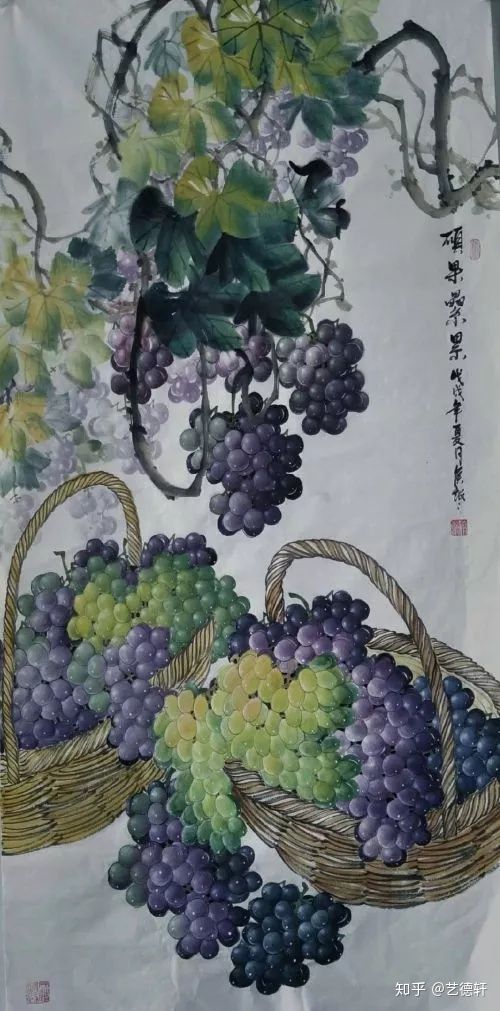 绘画|葡萄公主侯银银老师作品欣赏