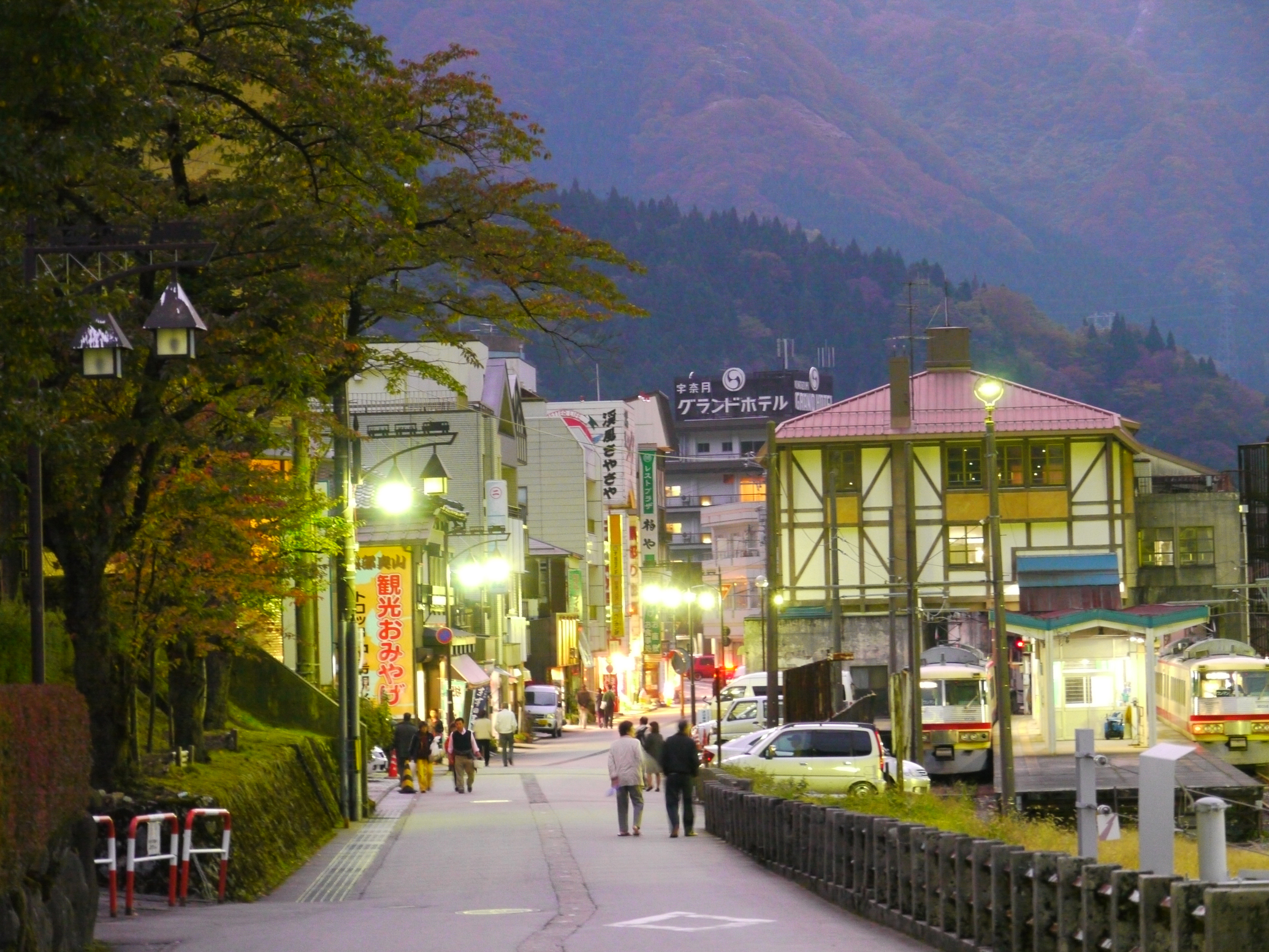 日本旅游温泉攻略宇奈月温泉日本富山县黑部峡谷最好的温泉乡