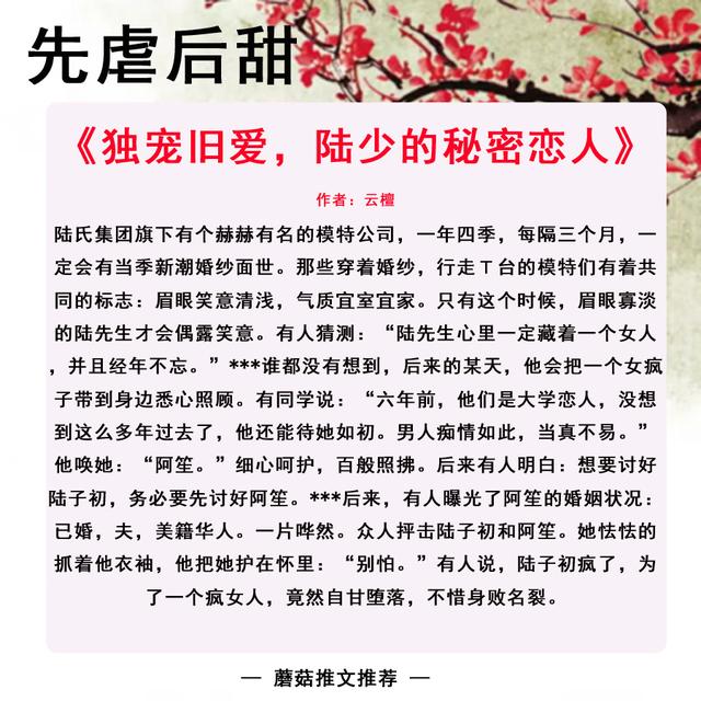 又虐又甜的现代言情小说推荐,甜中带着玻璃渣,虐中带着丝丝甜