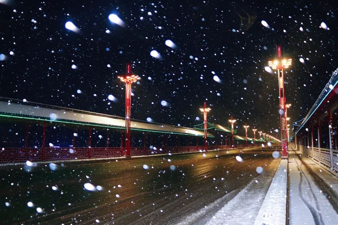 或許每一個黑夜會很長,但正好可以像今天這樣盡情的下雪,這個冬天可能