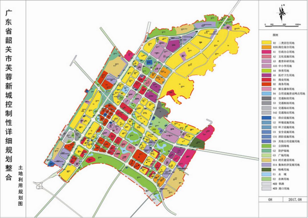 韶关市新城区规划图图片