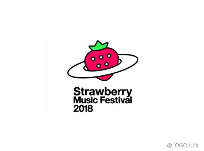 草莓主题logo设计欣赏
