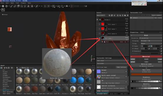 3d美术教程substancepainter宝石材质制作