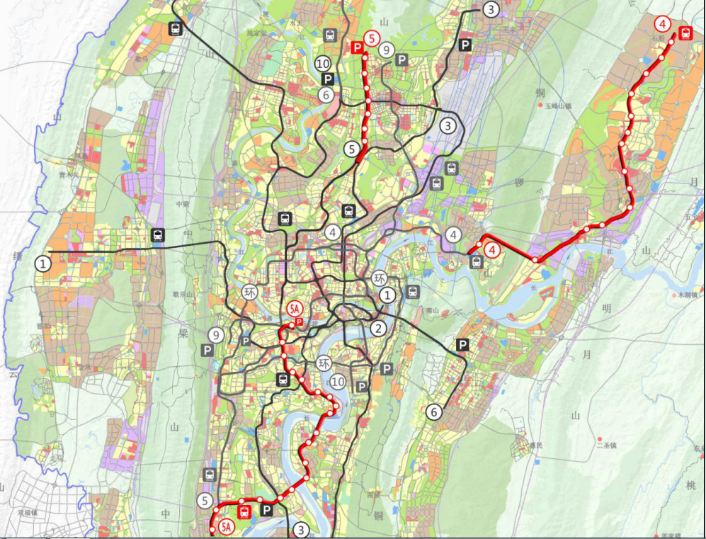 重庆永川地铁规划图片