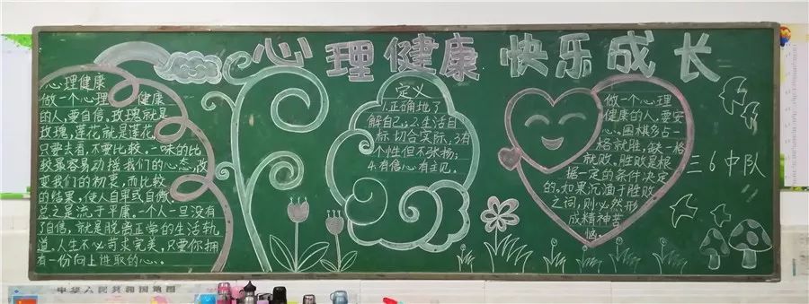 星源小学2018年秋季第三期心理健康教育黑板报评比活动