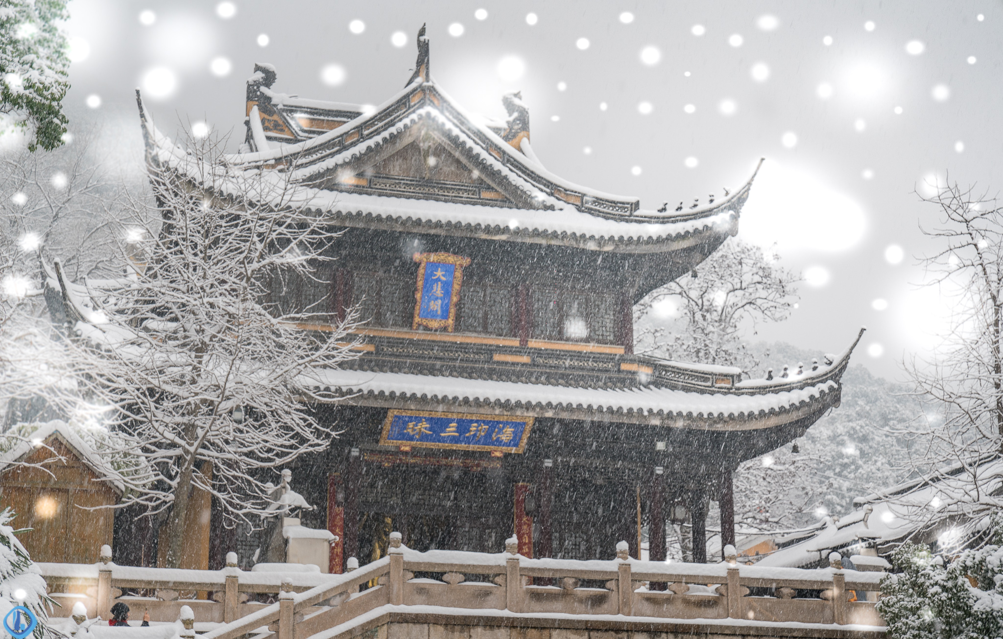 江苏无锡雪景图片