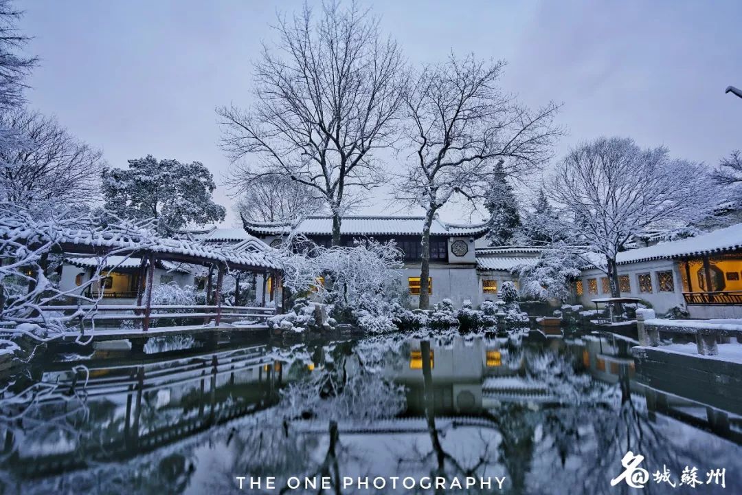 苏州大学雪景图片