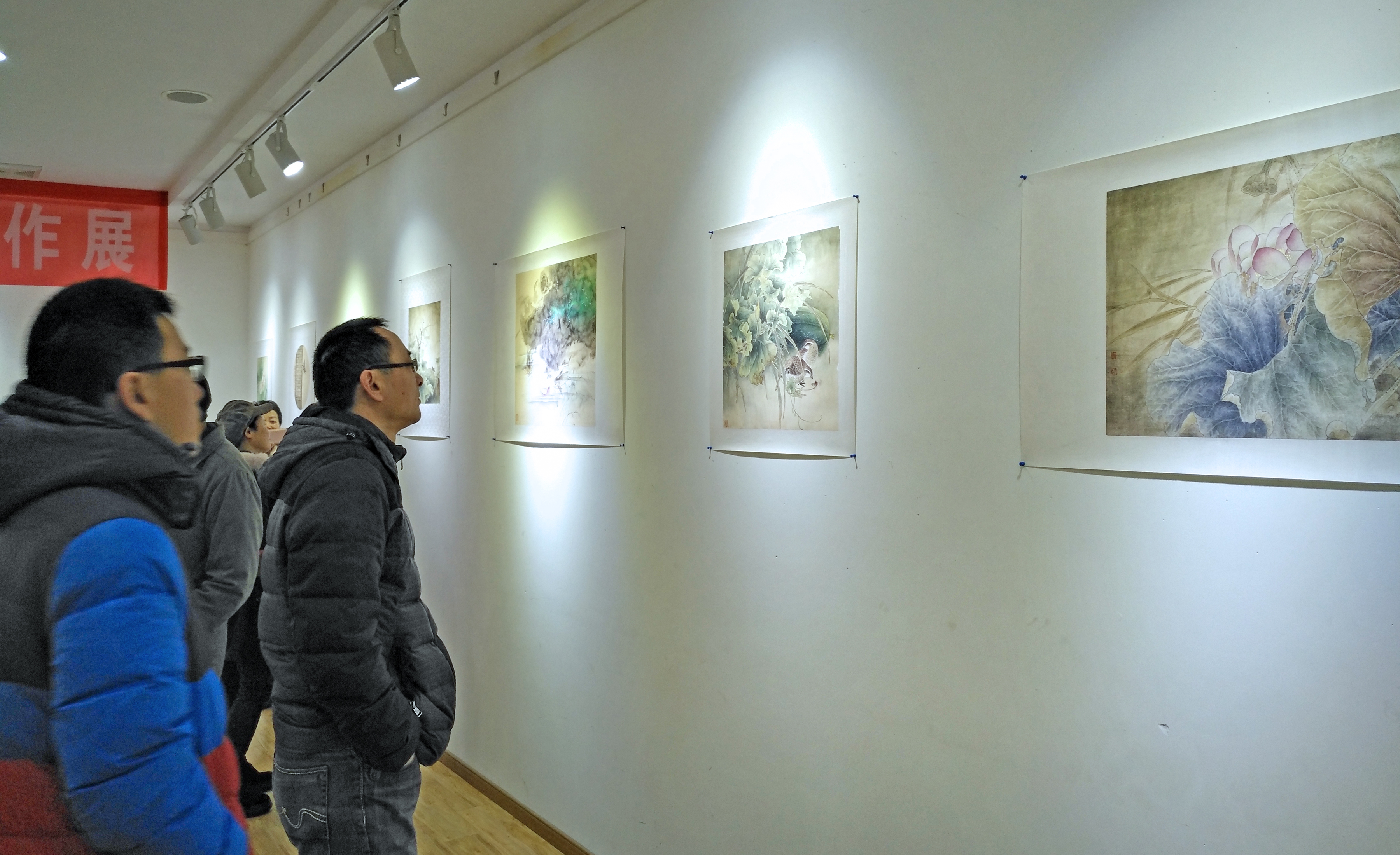 笔吐真情意出新胡越忠工笔画新作展在安庆市懒悟艺术馆举行