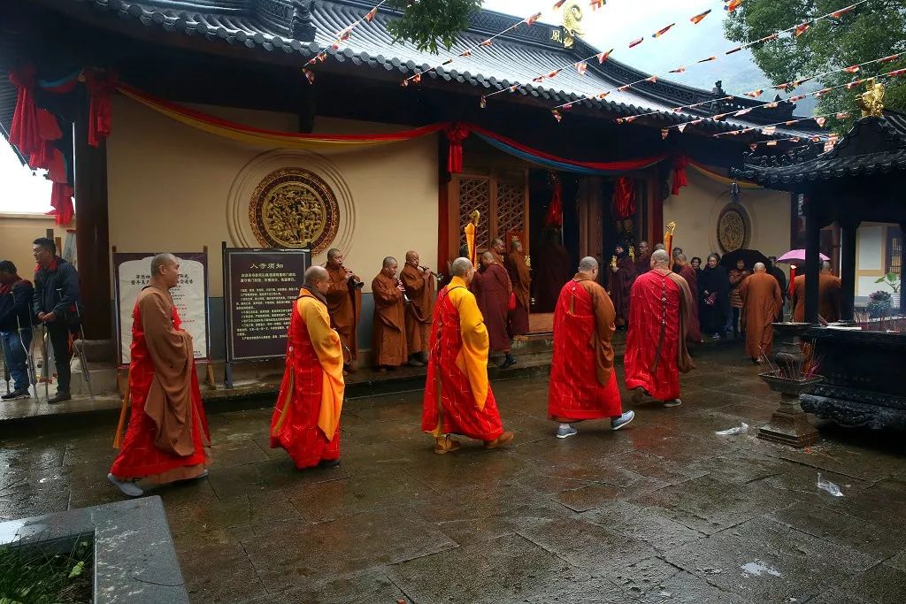 法会等慈禅寺天王殿佛像开光法会圆满