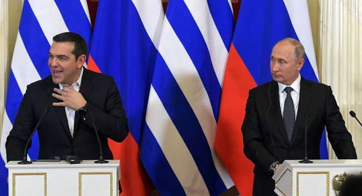 希臘總理向普京要領帶做禮物 普京回應：同意，照辦 國際 第1張