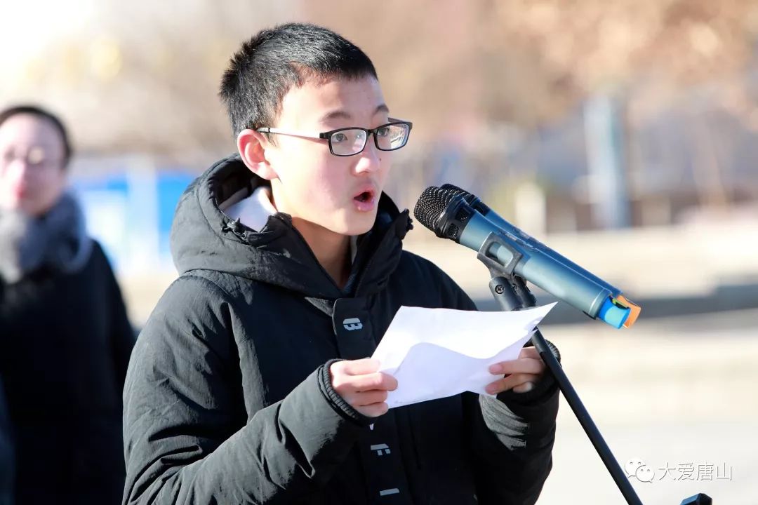 新时代好少年,唐山市第十二中学九年级学生李昱磊代表新时代好少年做