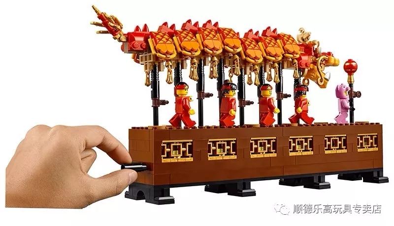 中国春节限定lego03年夜饭80101舞龙80102