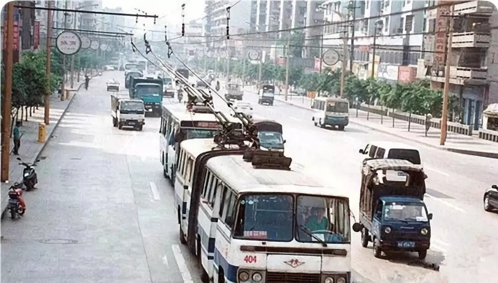 重庆无轨电车图片图片