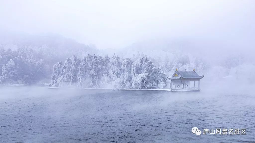 廬山的第一場雪,冰雪雲瀑入夢來!