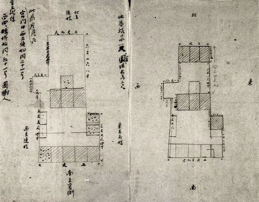 鲁迅故居景点平面图图片