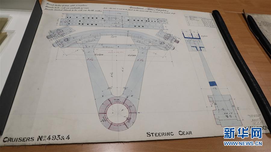 甲午海戰沉船致遠艦設計圖百年後在英國重見天日 國際 第4張