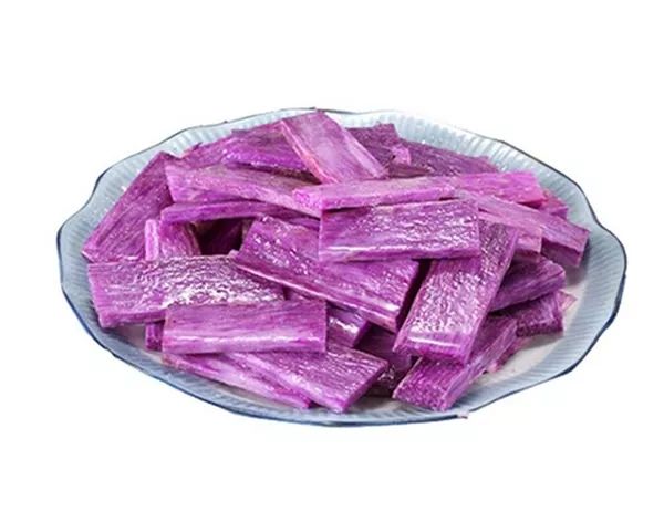 耐煮味香,极易贮存紫玉淮山与市民常见的白色淮山相比紫山药的多肽酶