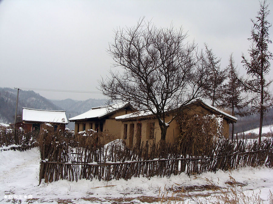 天水鄉村雪景真是美醉了天之水網組圖