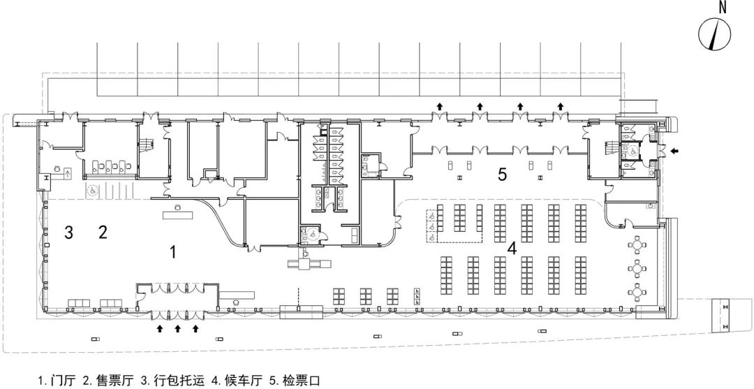 哈尔滨站候车室平面图图片