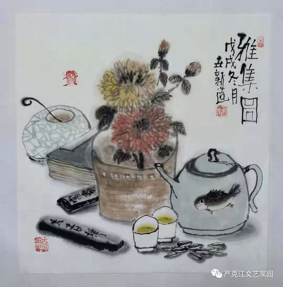 微推介邵世新画作欣赏