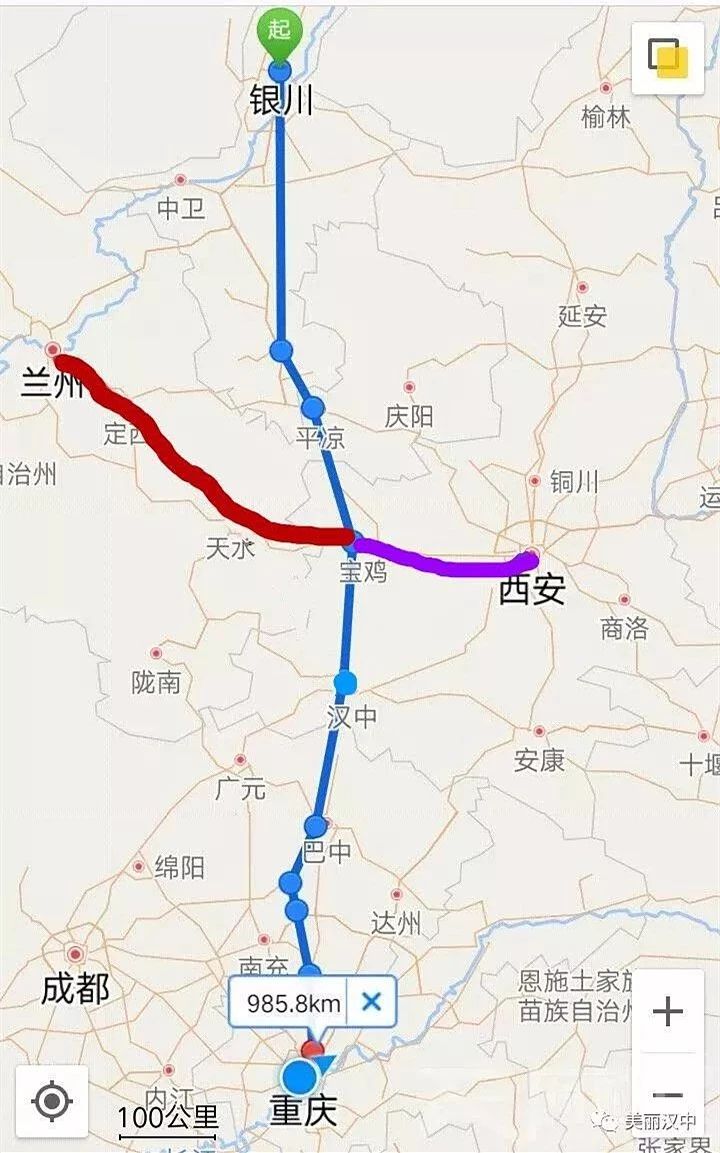 汉中高铁规划图片