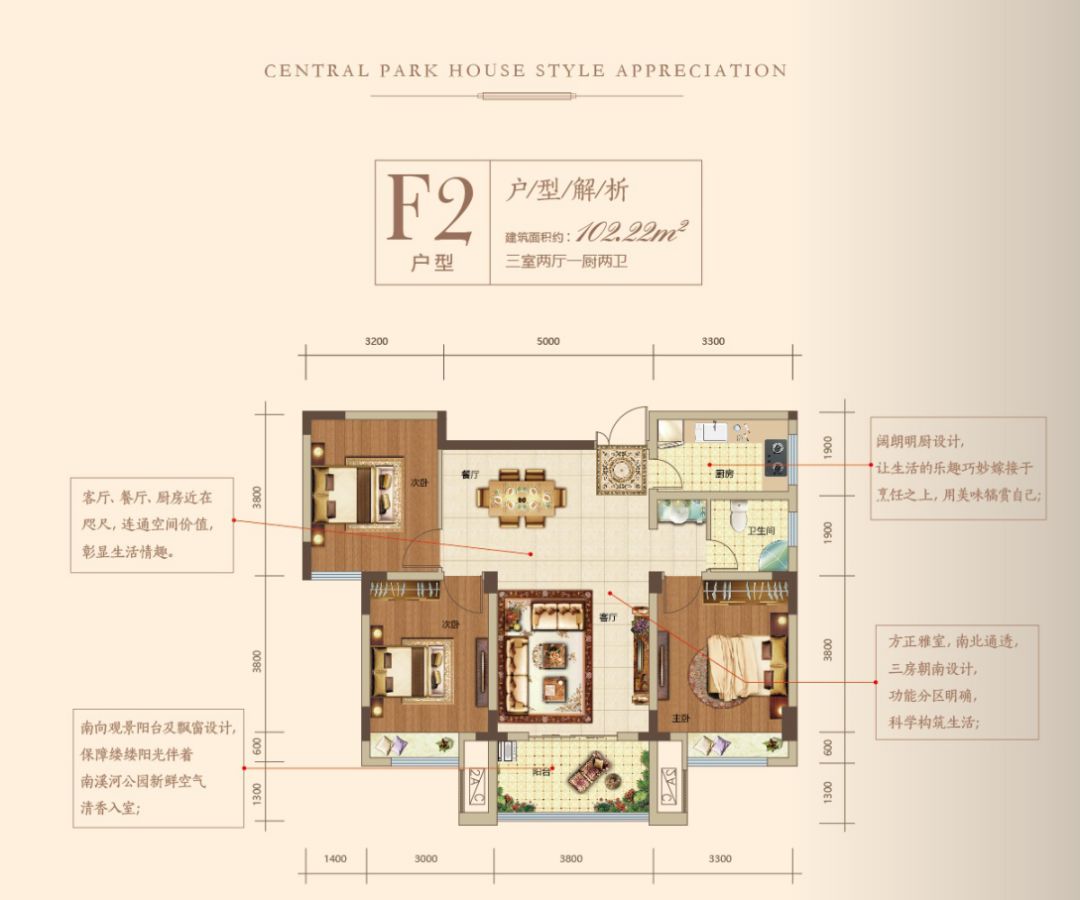 远大中央公园户型图图片