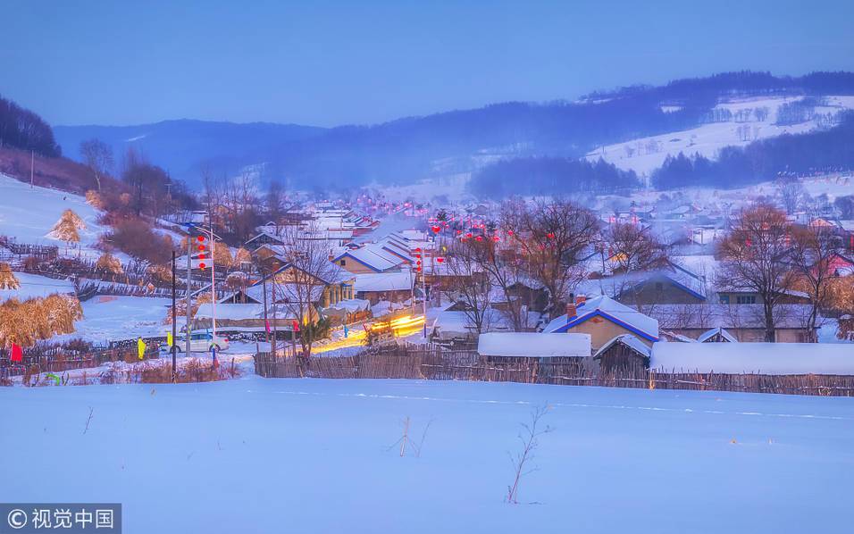 雪村位於黑龍省牡丹江市柴河林業局衛星林場,地處威虎山國家森林公園