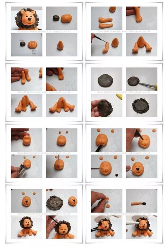 民间泥玩具制作过程图片