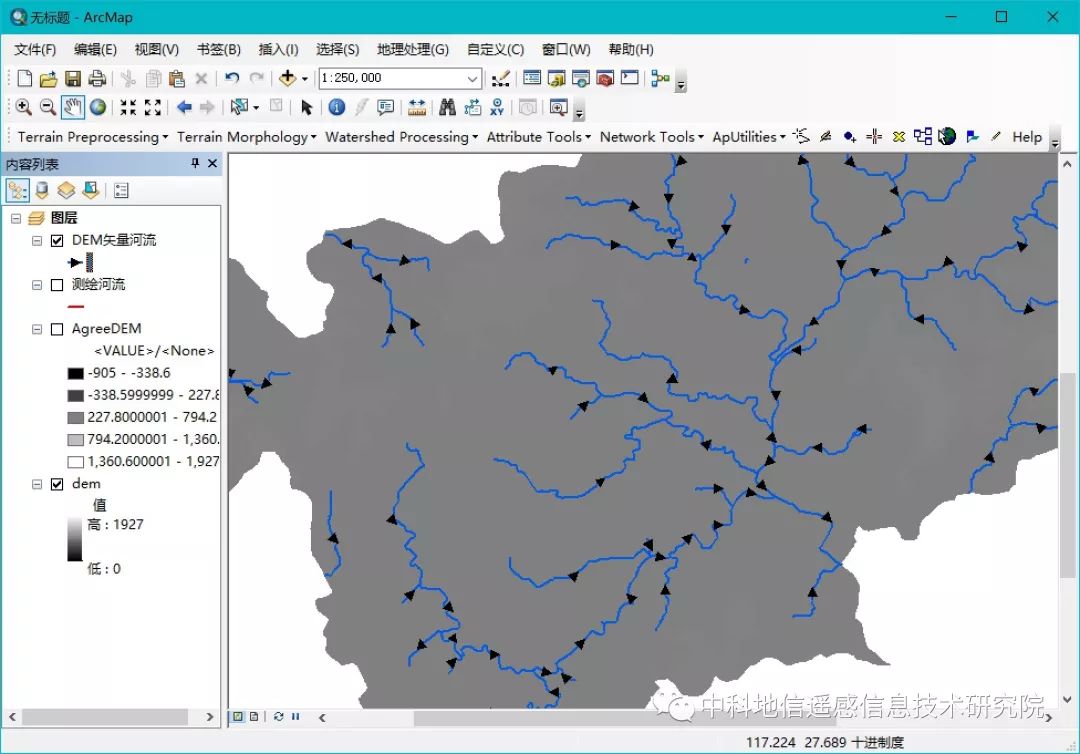 资料arcgis水文分析实战教程第十六期archydro修正地形