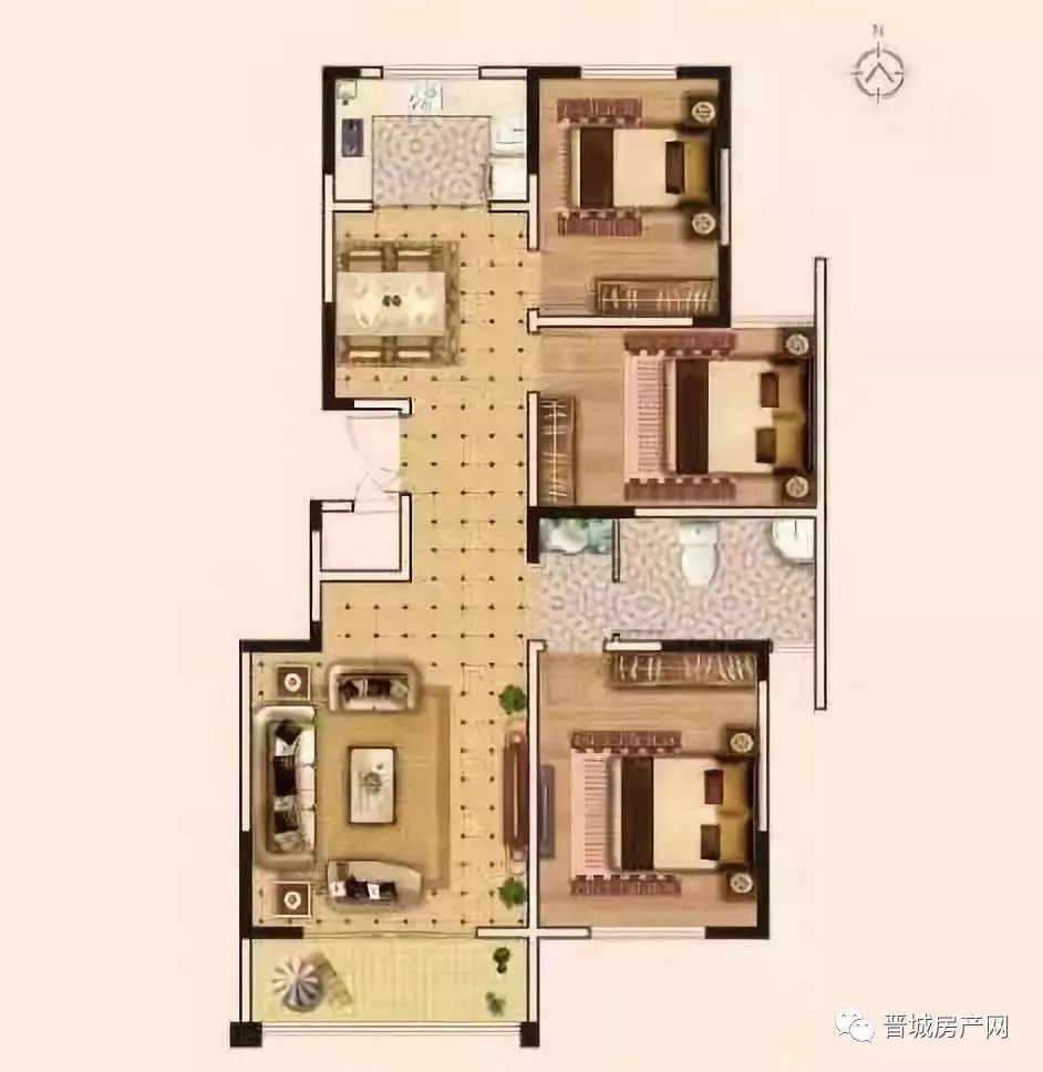 铭基凤凰城四期一楼栋取得预售,供应房源98套!_户型