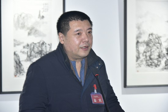 "明月前身—尤无曲中国画展"在北京介居书院美术馆开幕