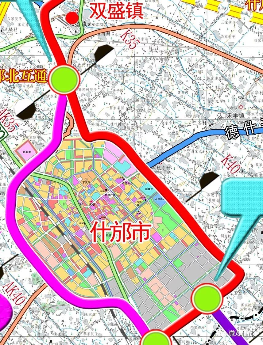 什邡市未来公路规划图图片