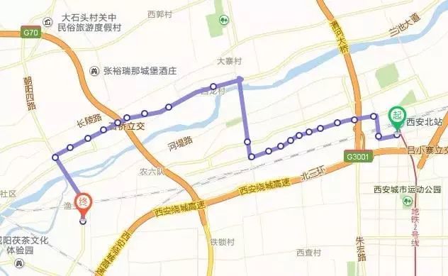 来了又有两条途经秦汉新城的公交线路开通啦