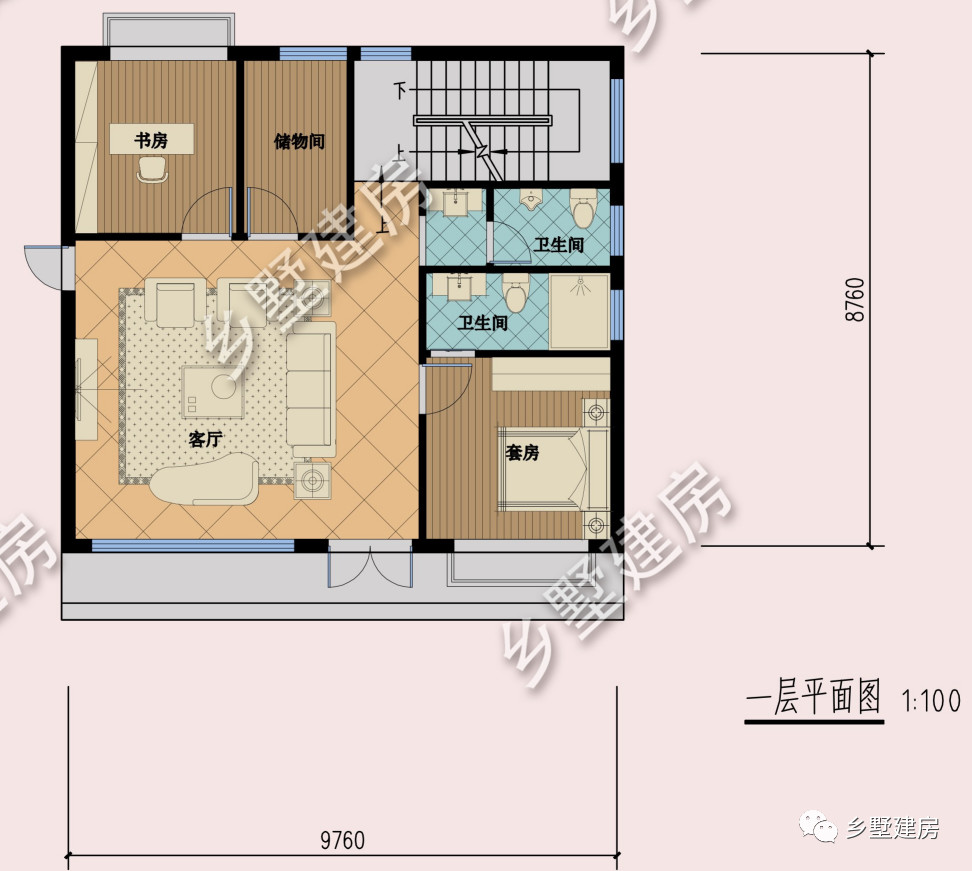 10x9米農村小別墅,不僅美觀而且實用,引領農村建房新潮流!