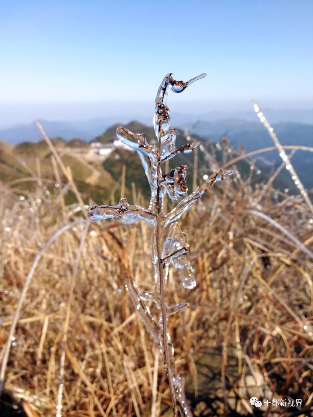 赣县宝莲山雪景图片