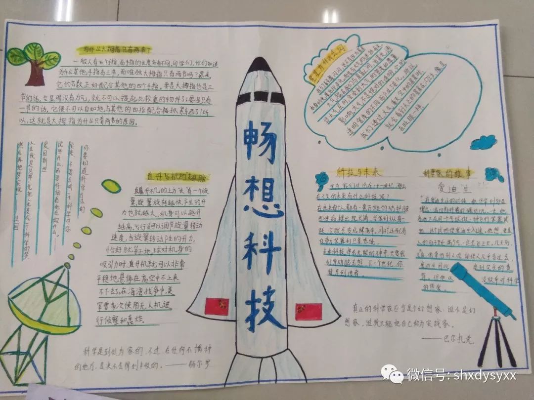 科技幻手抄报全部内容图片