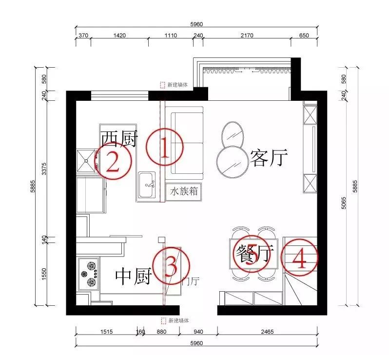 小型复式楼cad图片