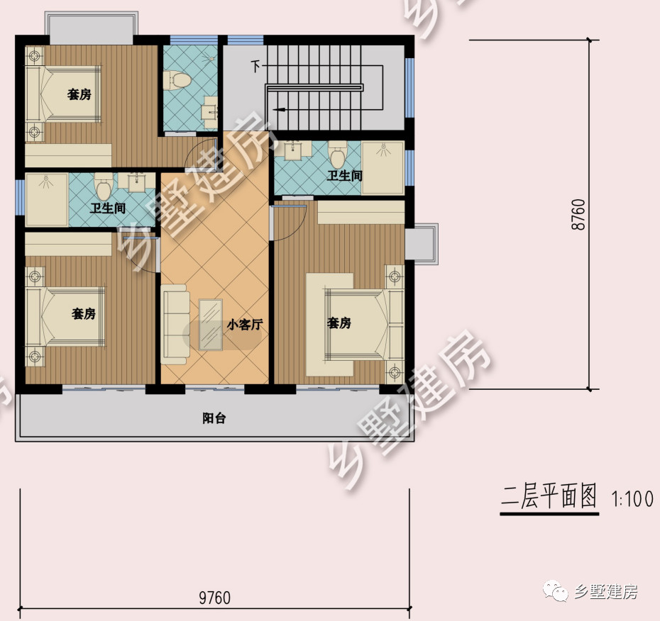 10x9米農村小別墅,不僅美觀而且實用,引領農村建房新潮流!