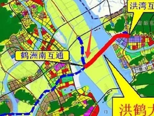 珠海洪鹤大桥详细路线图片