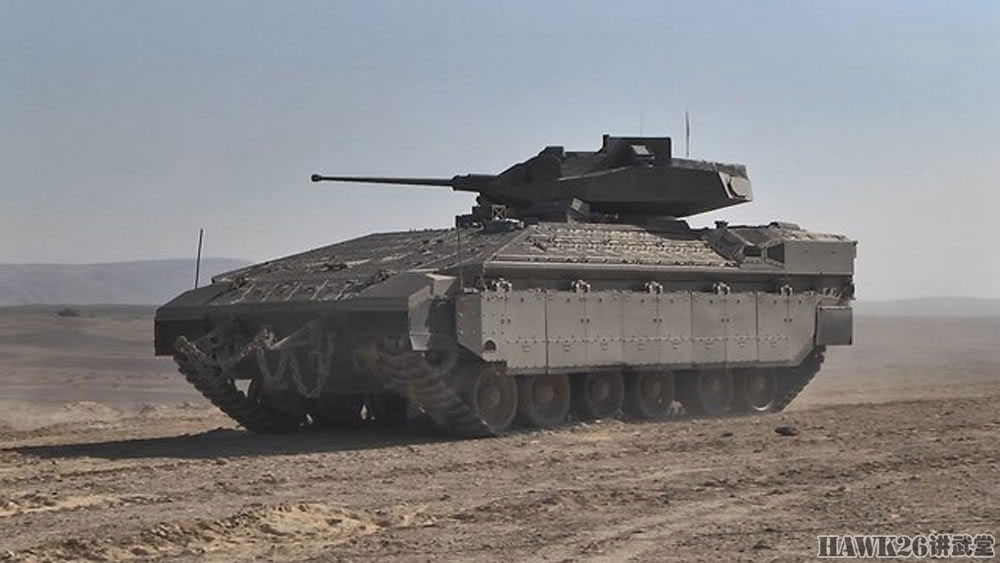 以色列最新重型步兵战车首射反坦克导弹 发射架设计巧妙