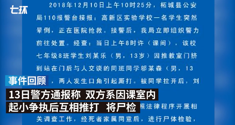 少年毆打同學時倒地身亡,家屬否認校方所說猝死_屍檢