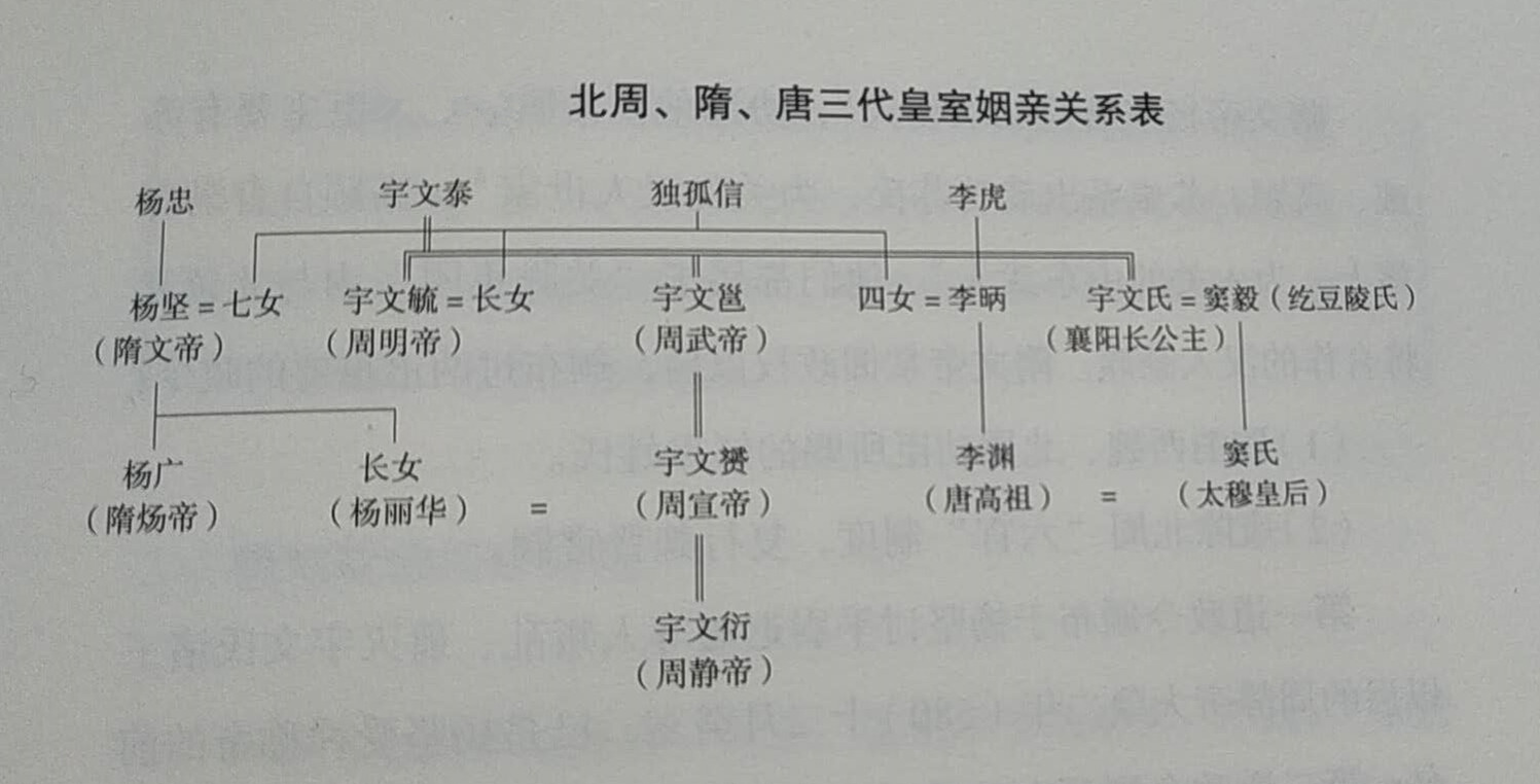 隋唐亲戚关系图图片