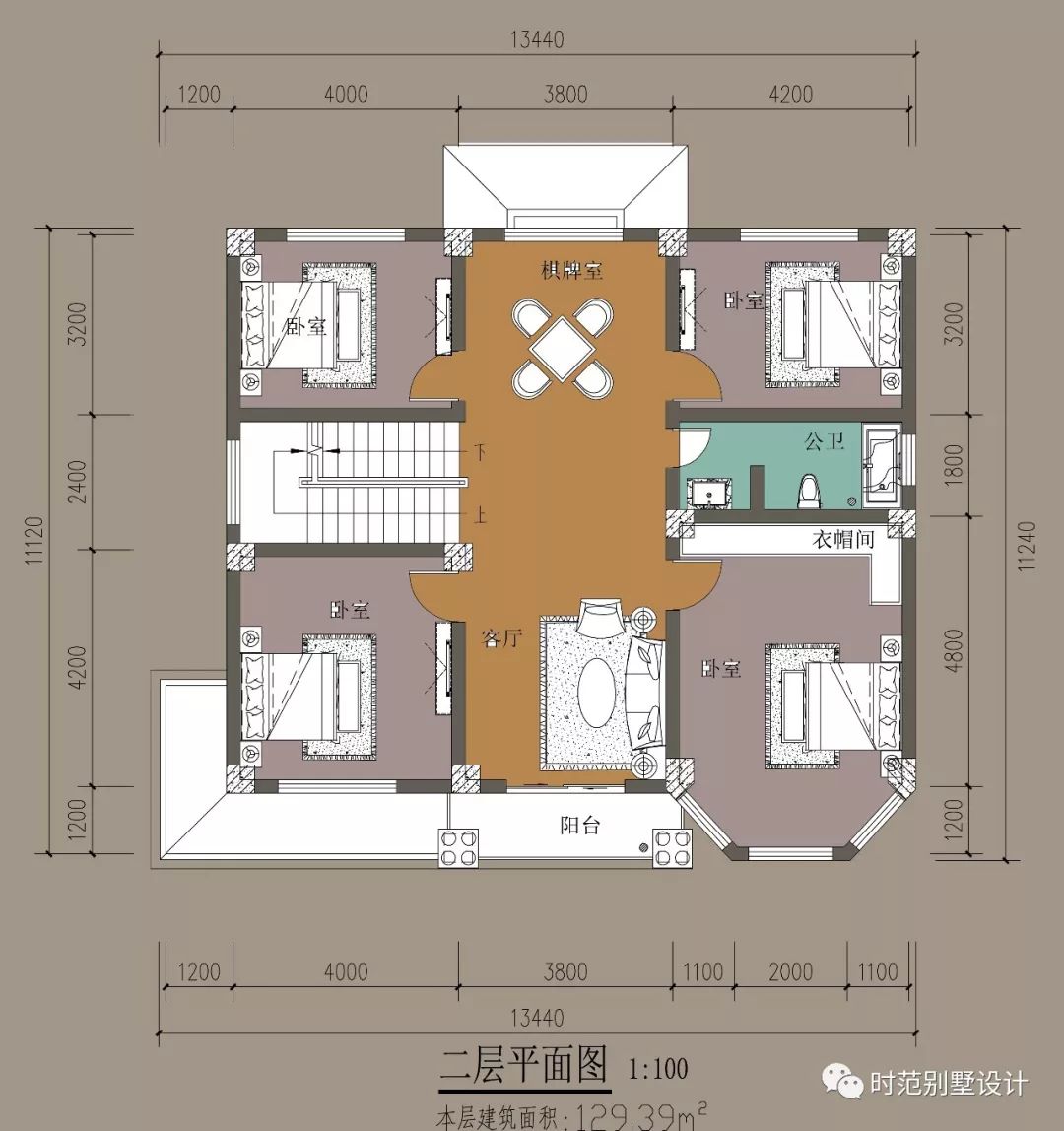 11x13米農村別墅三層歐式別墅9室5廳大家都喜歡