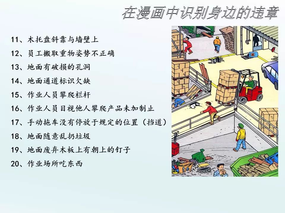 ppt| 安全辨識找找茬,看看你能找出這些圖裡的安全隱患嗎