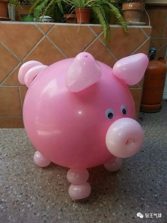 2019年猪年要来了,憨憨的气球猪来喽~~适合猪宝宝满月,周岁生日,百日